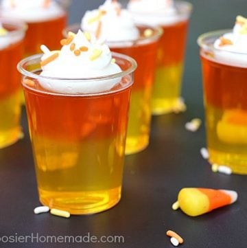 Candy Corn Jello Shots