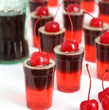 Cherry Cola Jello Shots