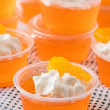 Creamsicle Orange Jello Shots