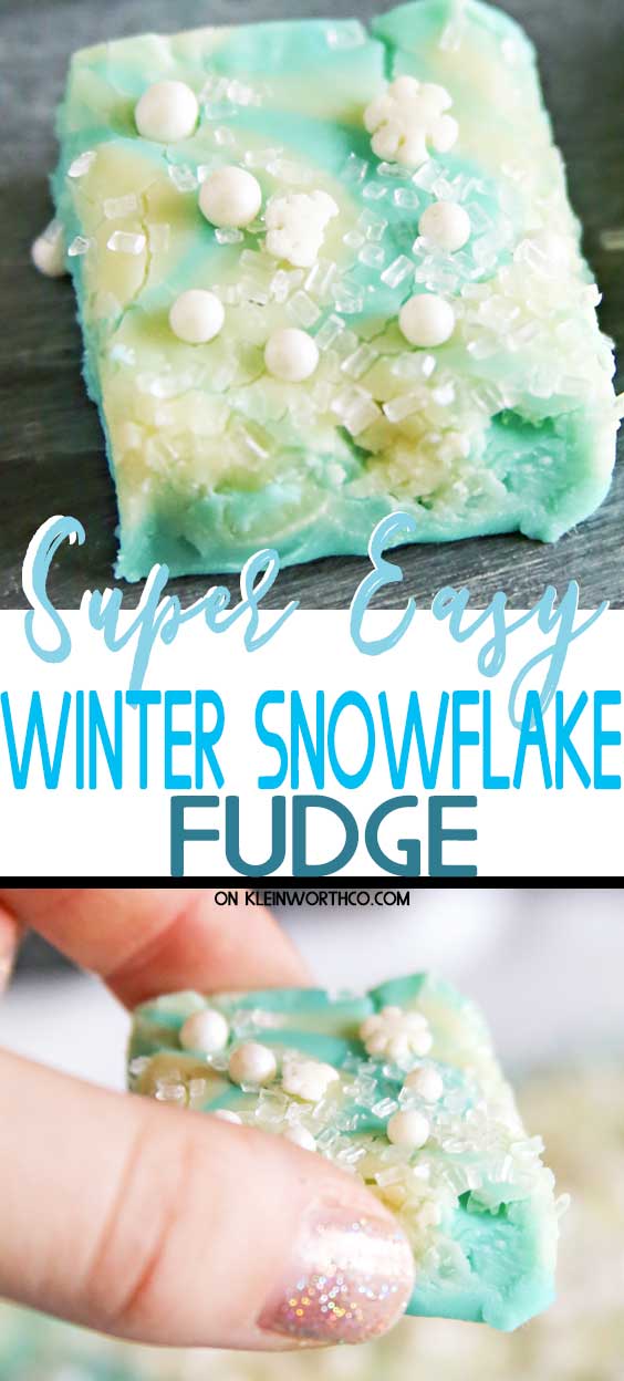 Easy Snowflake Fudge