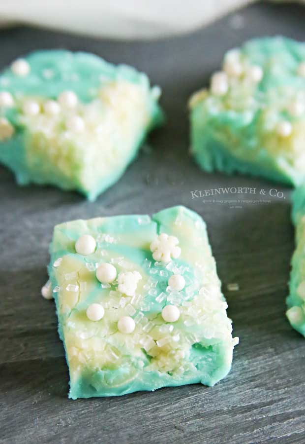 Easy Snowflake Fudge recipe