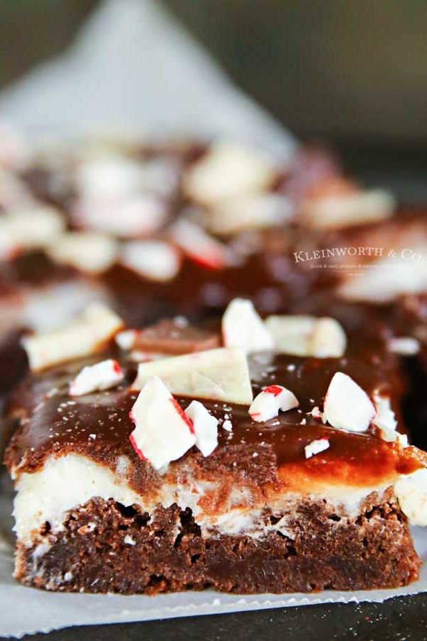 How to make Frosted Peppermint Bark Brownies