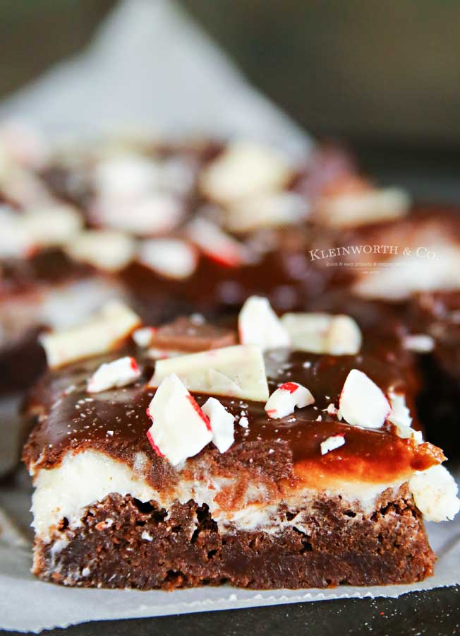 How to make Frosted Peppermint Bark Brownies