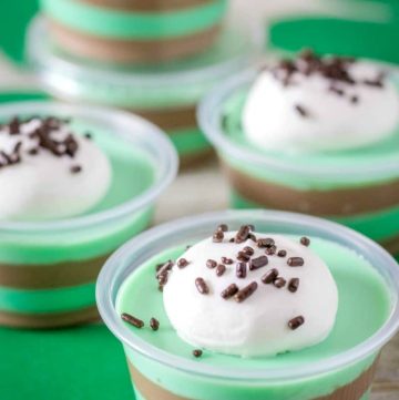 Grasshopper Jello Shots