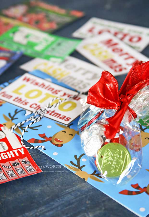 Thanks a Lotto Scratch off Lottery Game Gift Tag Printable