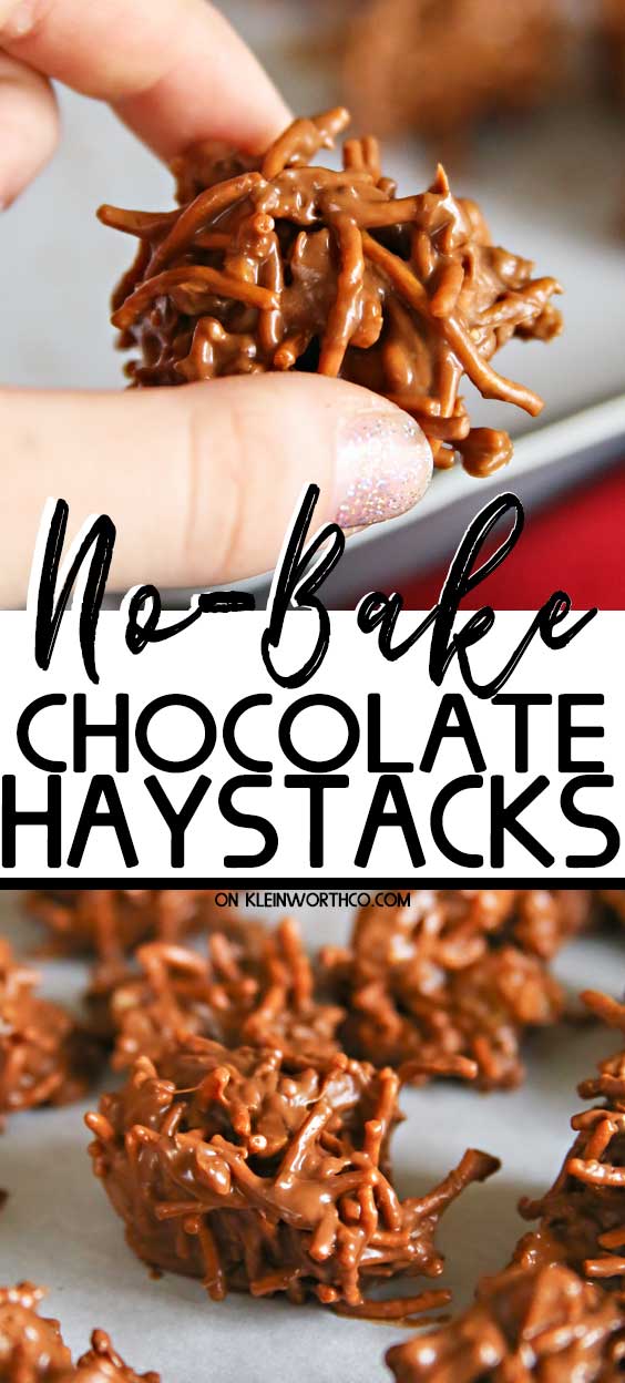 No-Bake Chocolate Haystacks