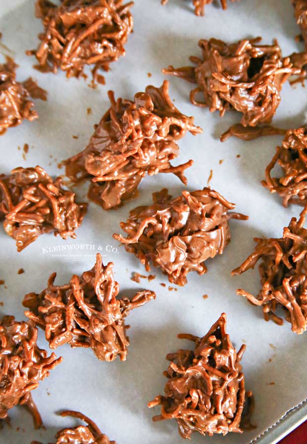 dessert - No-Bake Chocolate Haystacks