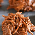 No-Bake Chocolate Haystacks made with white choclate