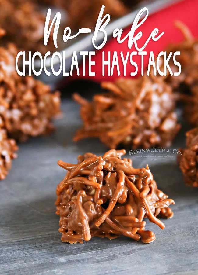 No-Bake Chocolate Haystacks