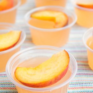 Peach Fizz Jello Shots