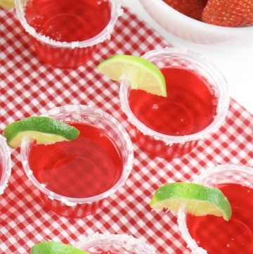 strawberry margarita jello shot