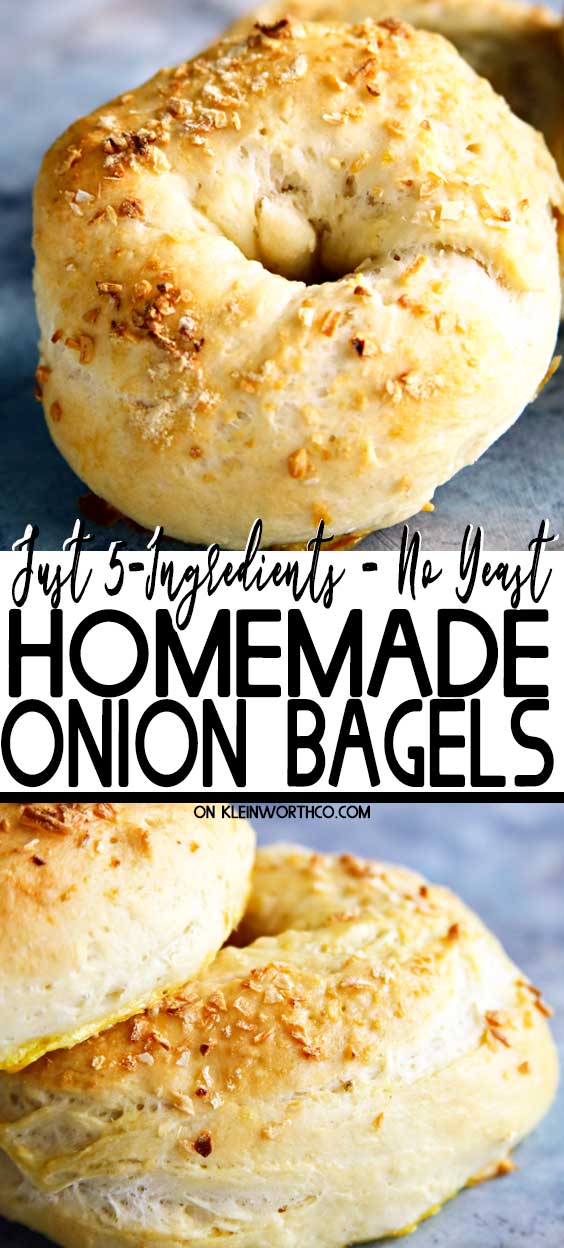 Homemade Onion Bagels