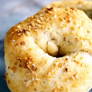 no yeast Homemade Onion Bagels