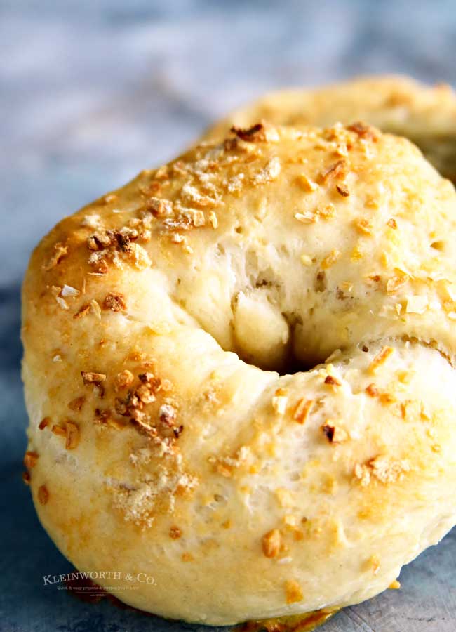 no yeast Homemade Onion Bagels