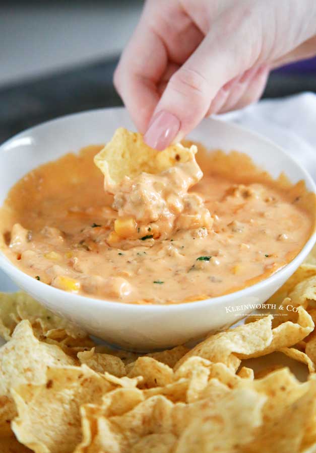 Sausage Cheese Dip - Taste of the Frontier