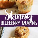 Skinny Blueberry Muffins