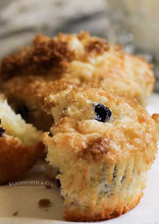 how to make Skinny Blueberry Muffins