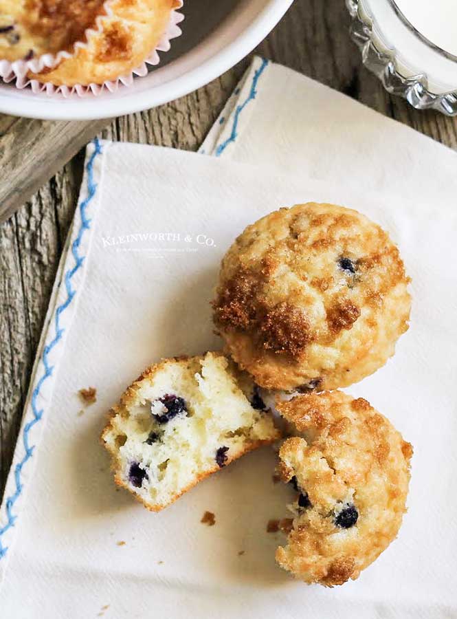 Skinny Blueberry Muffins recipe