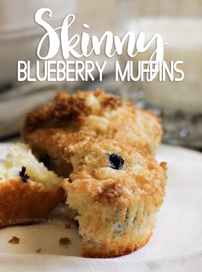 Skinny Blueberry Muffins
