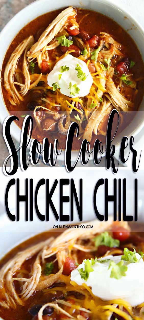 Slow Cooker Chicken Chili