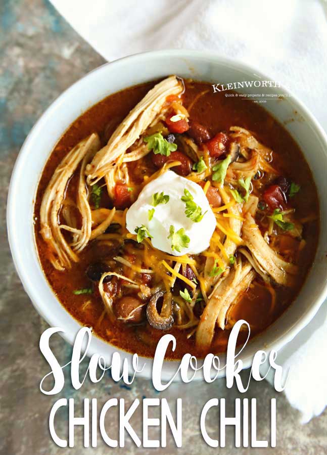 Slow Cooker Chicken Chili