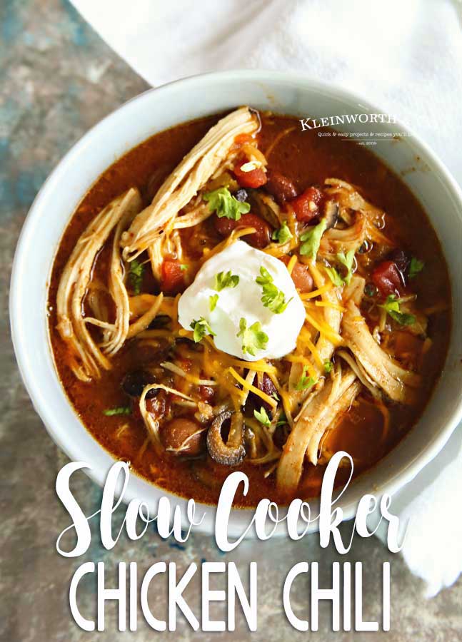 Slow Cooker Chicken Chili