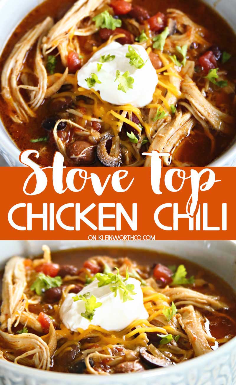 Stove Top Chicken Chili