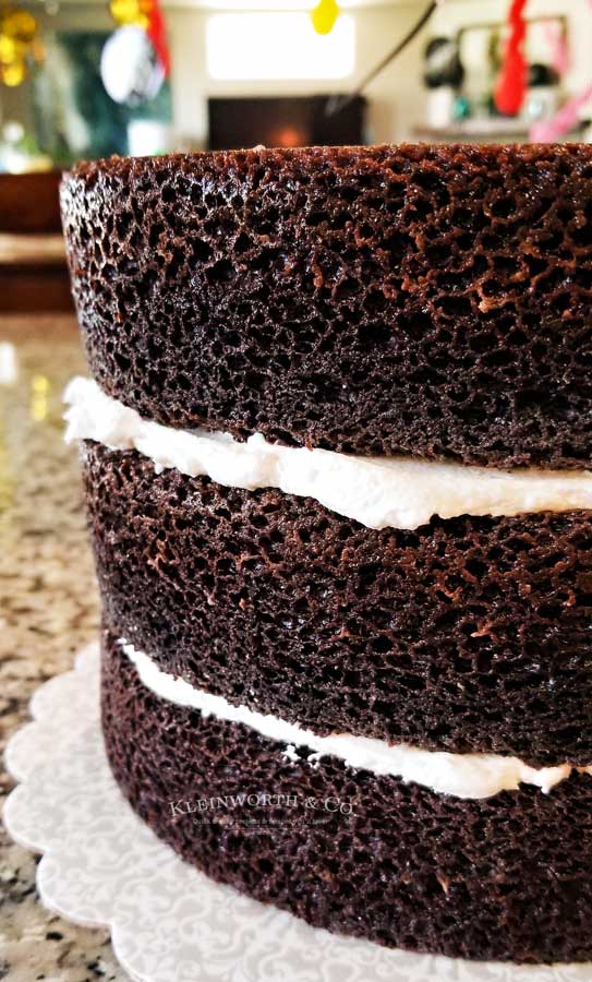 3 layer cake - World's Best Chocolate Cake