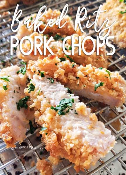 Ritz Cracker Pork Chops - Taste of the Frontier