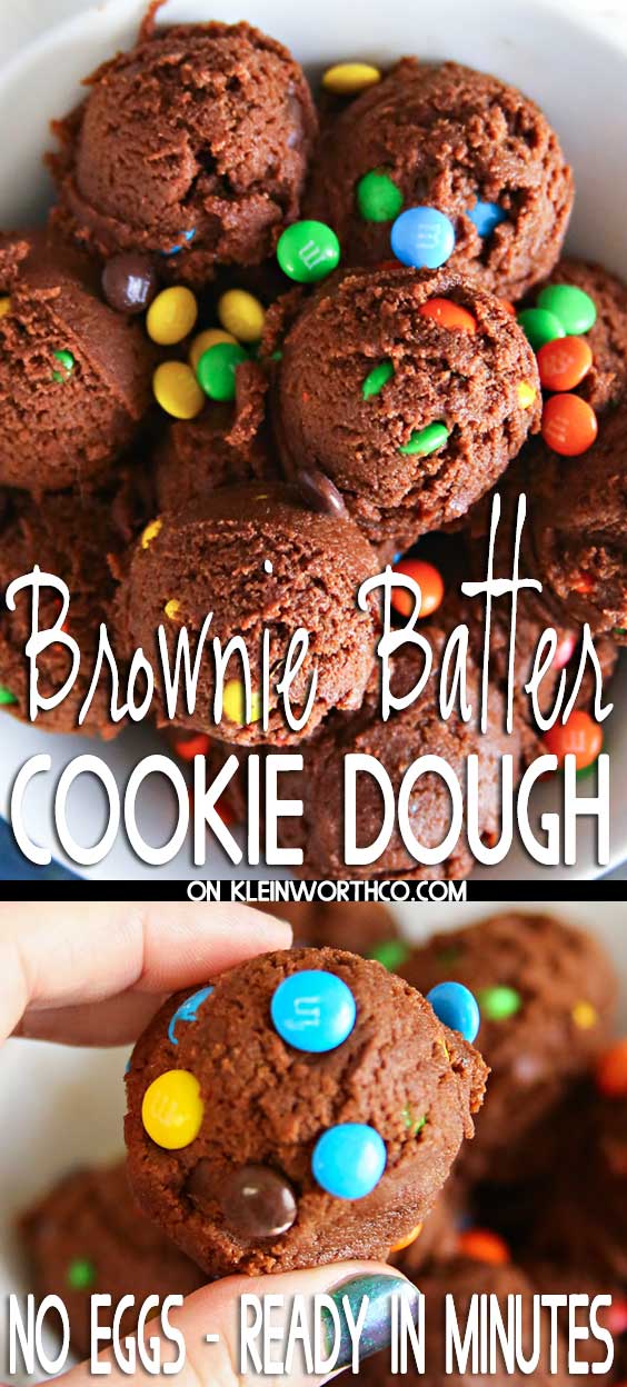 Easy Dessert - Brownie Batter Cookie Dough