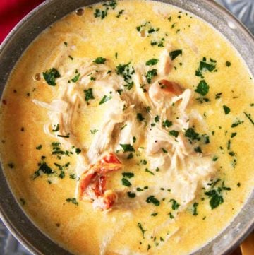 Pressure Cooker Creamy Chicken Soup