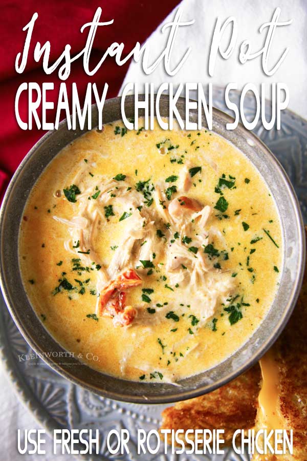 Instant Pot Creamy Chicken Soup