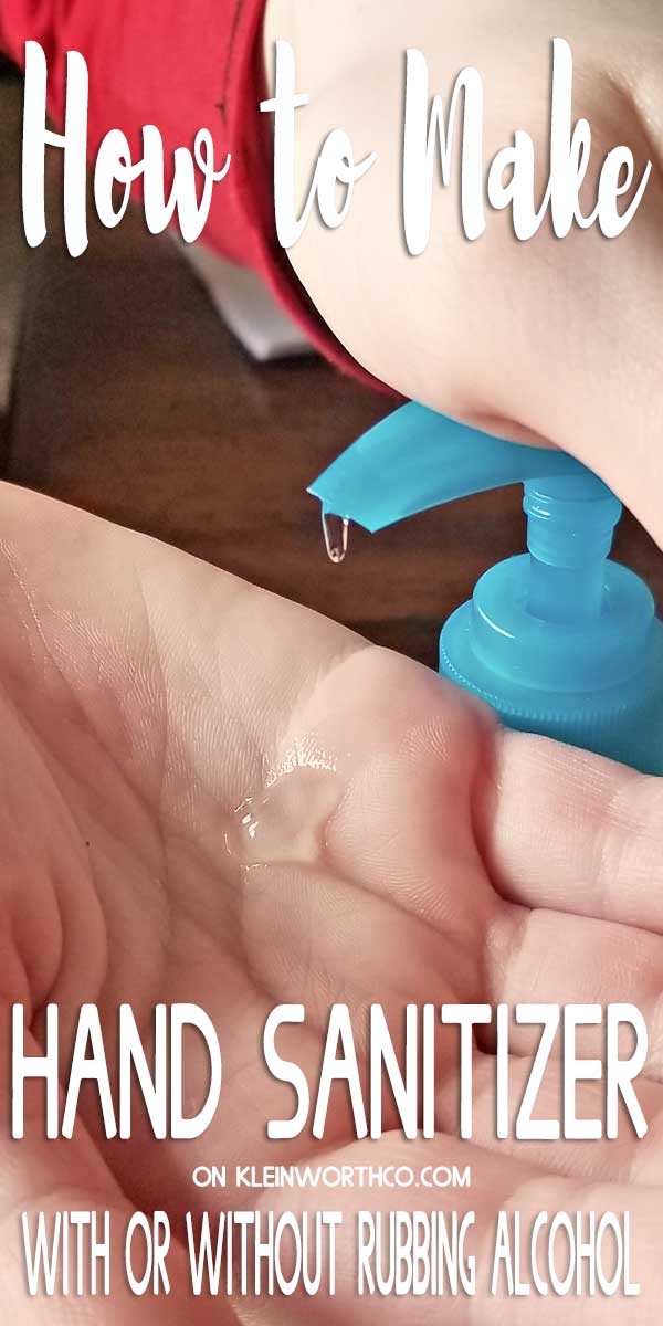 DIY Hand Sanitizer