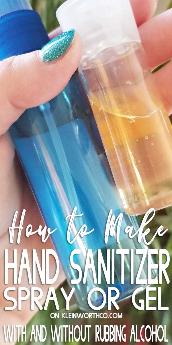 DIY Hand Sanitizer