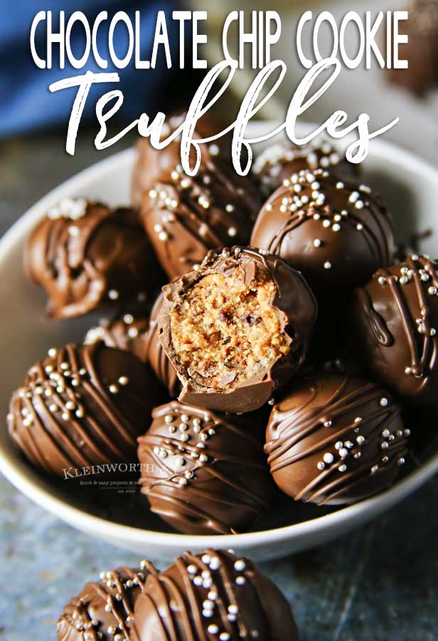 Chocolate Chip Cookie Truffles