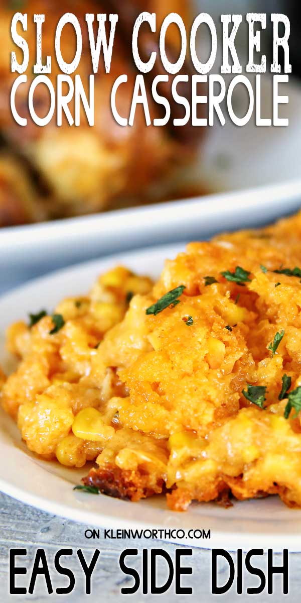 Slow Cooker Corn Casserole