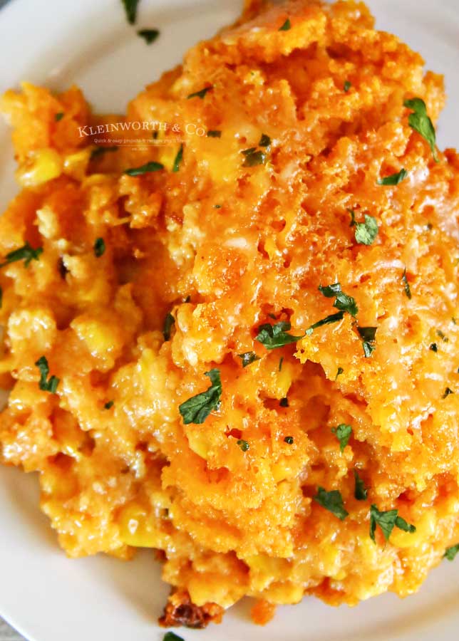 side dish recipe - Slow Cooker Corn Casserole