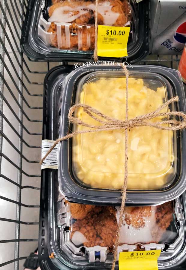 Walmart Chicken Meals in Cart