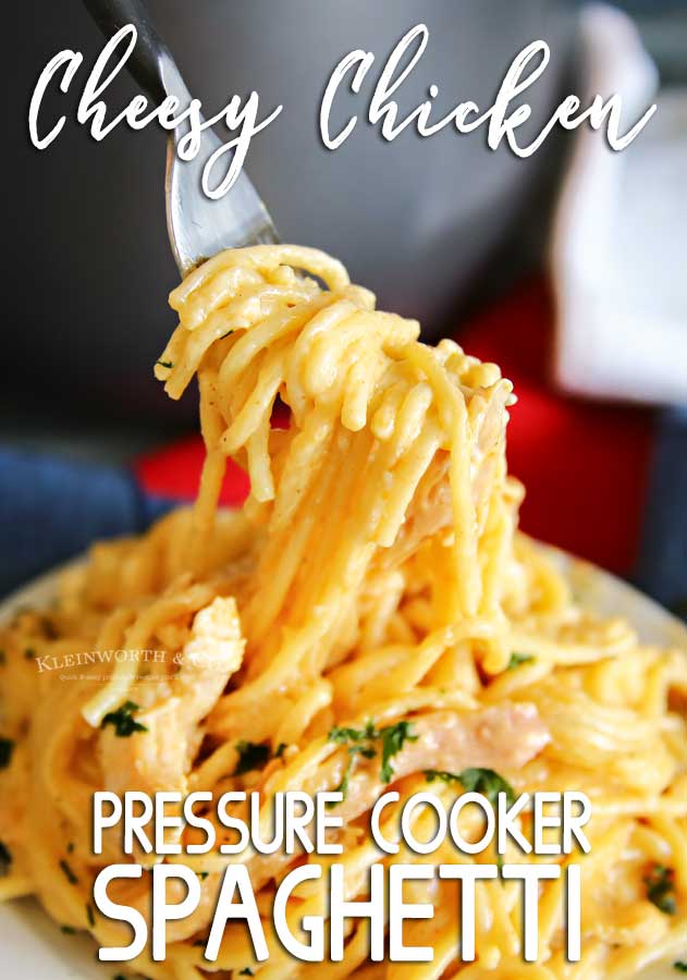 Instant pot chicken 2025 spaghetti