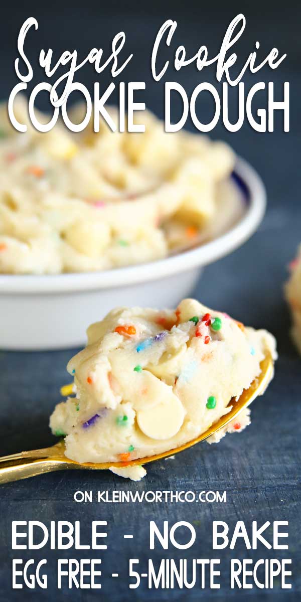 The Best Edible Sugar Cookie Dough