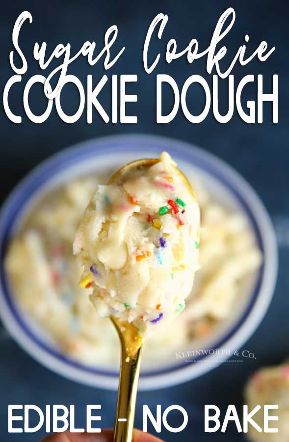 Edible Sugar Cookie Dough