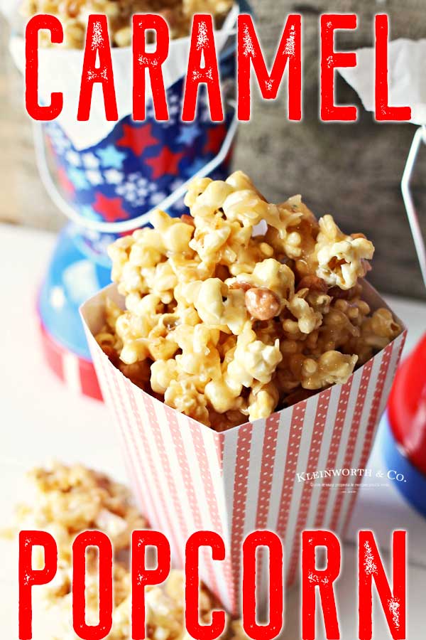 Homemade Caramel Popcorn