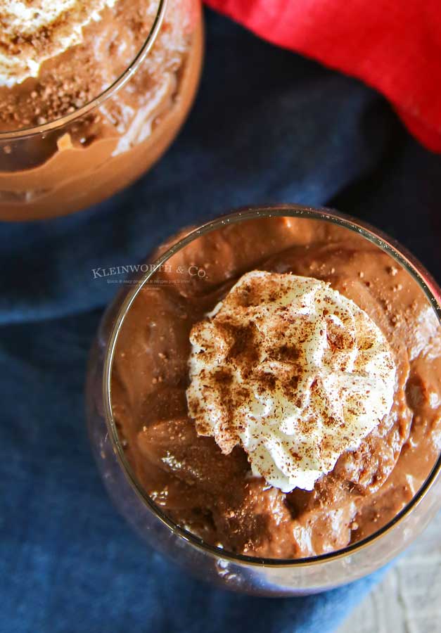 best easy dessert - chocolate pudding