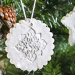 Stamped Clay Ornaments w/ Homemade Clay Recipe