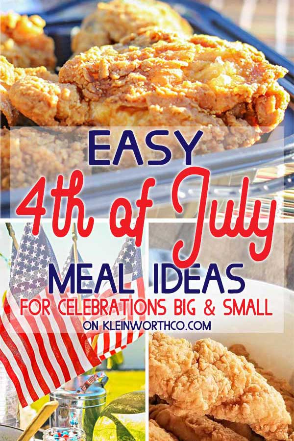 4th of July Meal Ideas