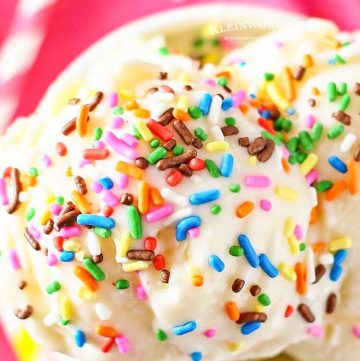 Birthday Cake Batter Gelato