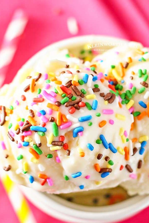 Birthday Cake Batter Gelato