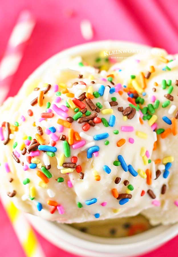 Birthday Cake Batter Gelato