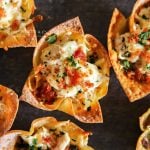 Chicken Ranch Wonton Cups