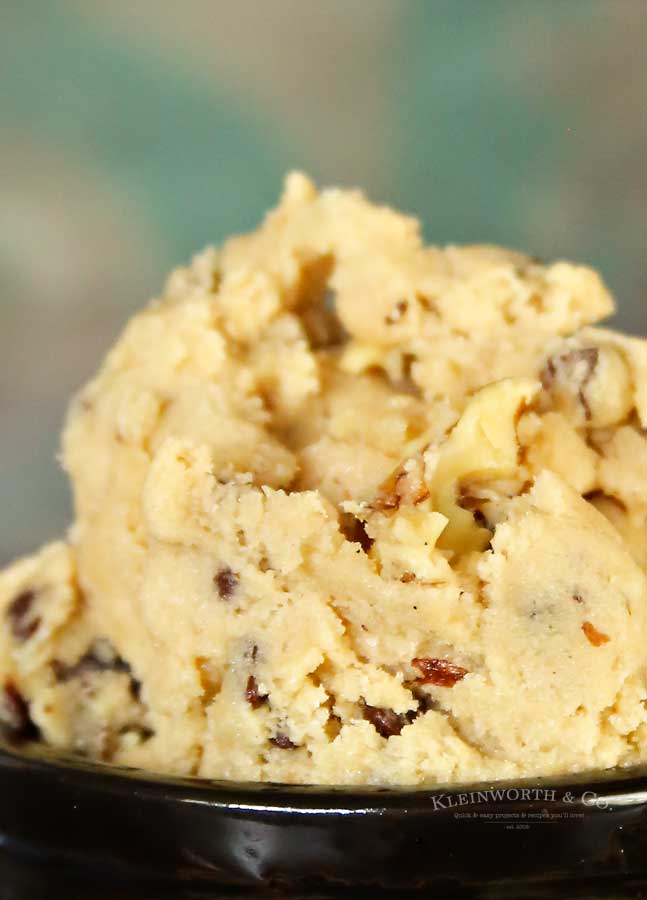 Chocolate Chip Cookie Dough with walnuts